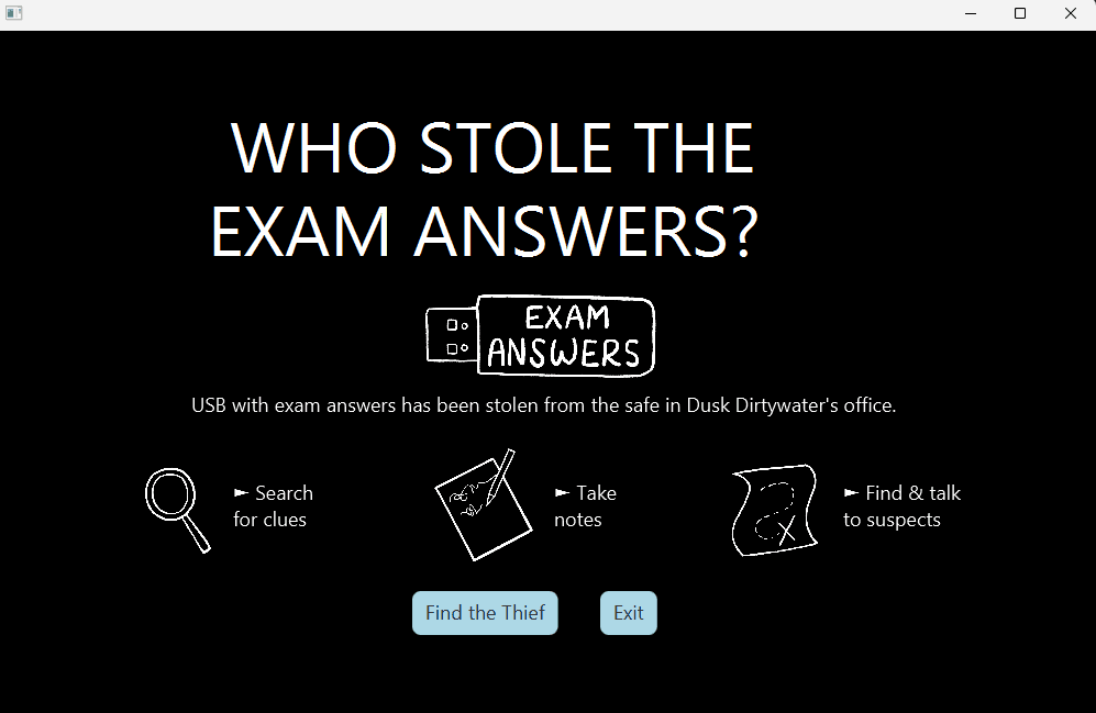 Private Investigation Mystery Game